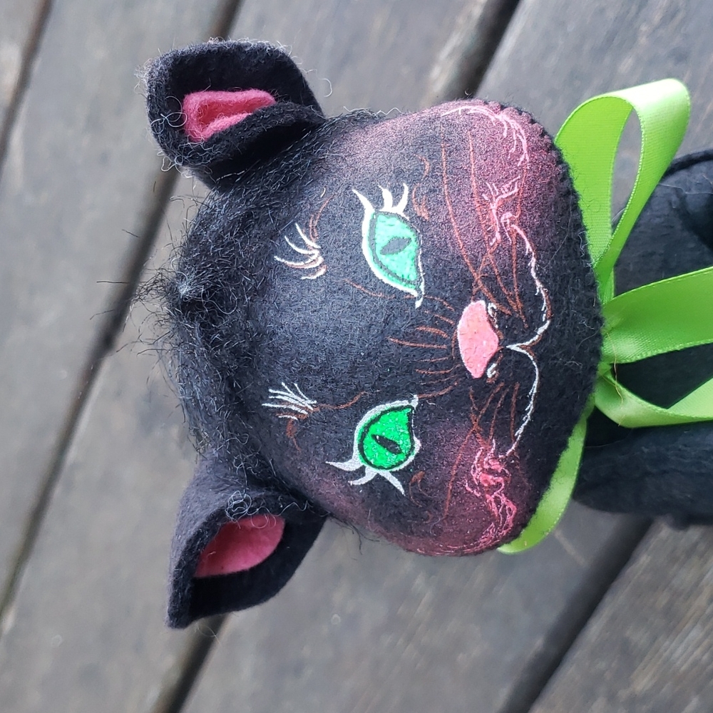 ANNALEE DOLLS Vintage 1992 Black Cat 10" - Picture 2 of 8